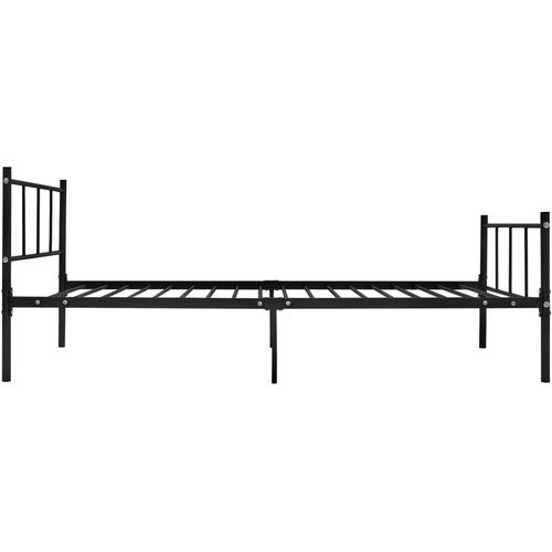 Okvir za krevet crni metalni 90 x 200 cm slika 6