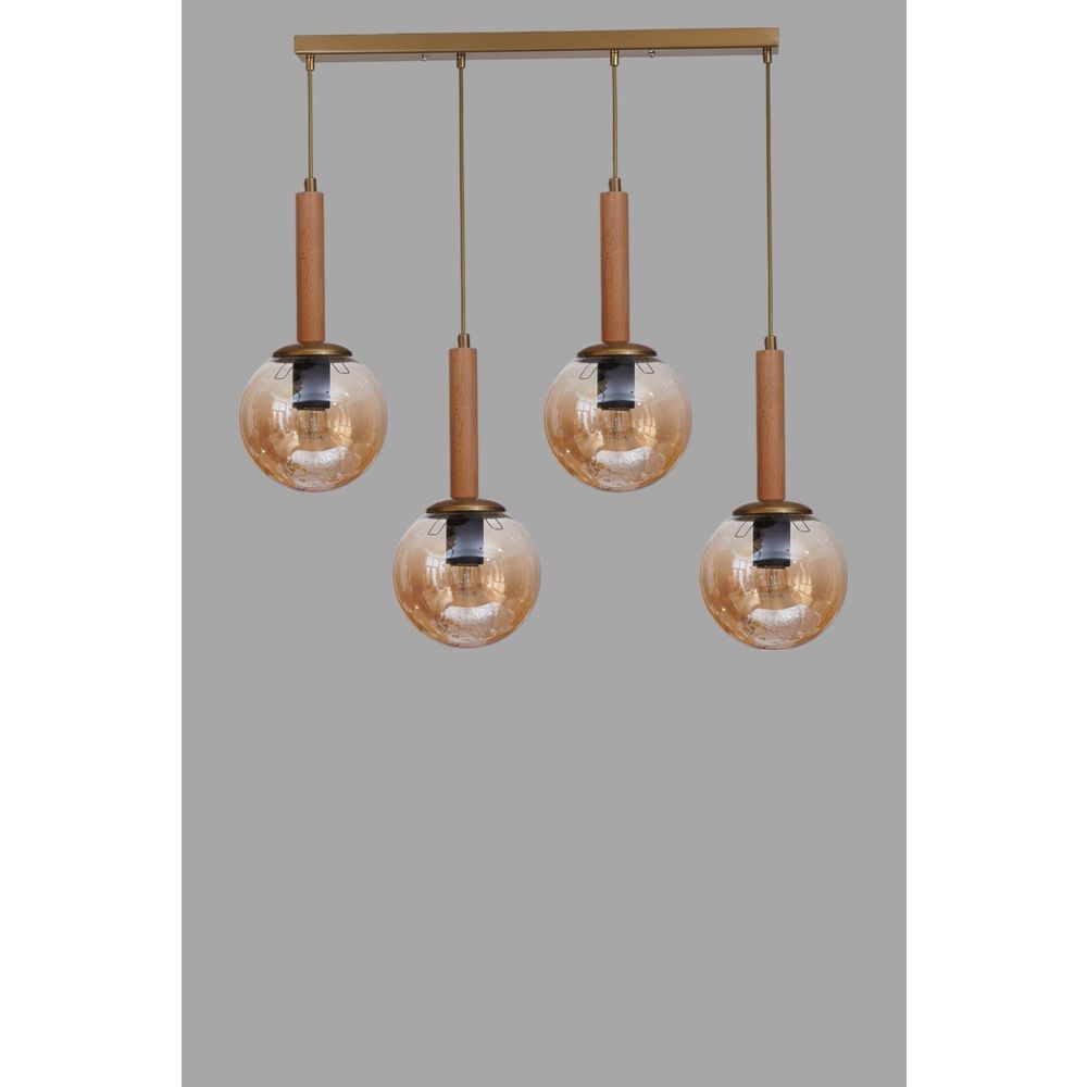 Opviq Luster 932, Med, Hrast, Zlatni slika 3