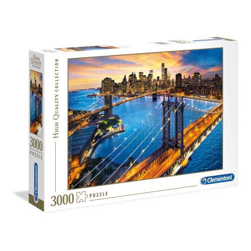 Clementoni Puzzle 3000 Hqc New York slika 1