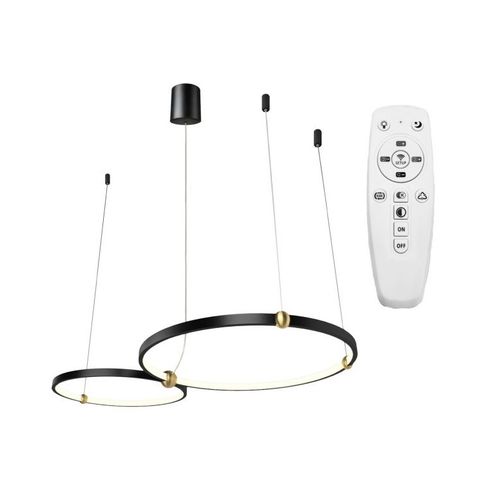 TOOLIGHT Led svjetiljka Black Ring + daljinski upravljač APP763-30-50 slika 1