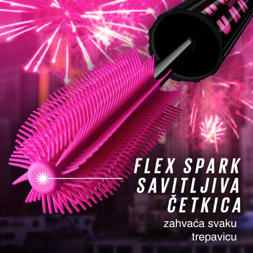 Maybelline New York Lash Sensational Firework Electroblack maskara slika 5