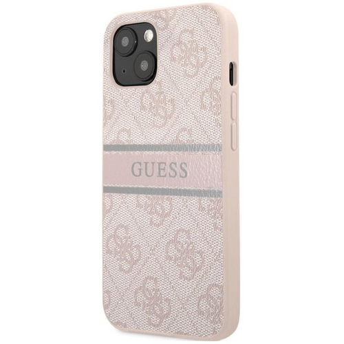 Maska Guess Hc PU 4G Stripe za iPhone 14 Plus 6.7 pink (GUHCP14M4GDPI) slika 1