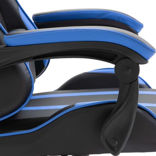 Igraća stolica od umjetne kože plava slika 8