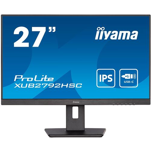 Monitor IIYAMA 27" XUB2792HSC-B5, IPS, FHD, 75Hz, 4ms, HDMI, DP, USB-C slika 1