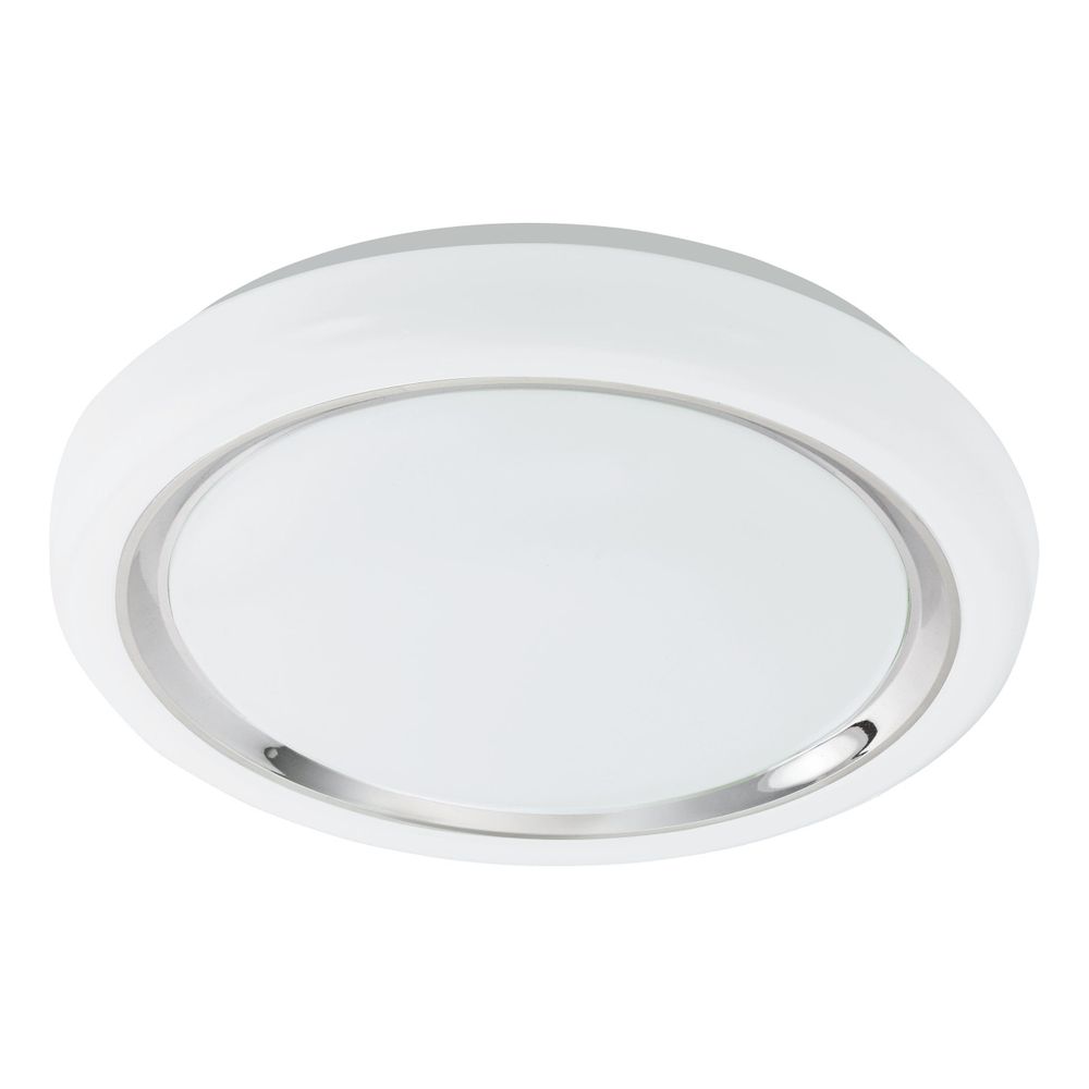 Eglo Capasso Plafonjera LED 18W, Promjer 340mm, Bijela/Krom slika 1