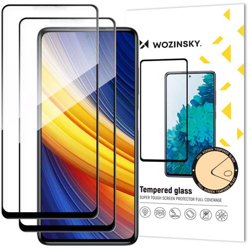 Wozinsky 2 x kaljeno staklo puna pokrivenost s okvirom za Xiaomi Redmi Note 9 Pro / Redmi Note 9S / Poco X3 NFC slika 1