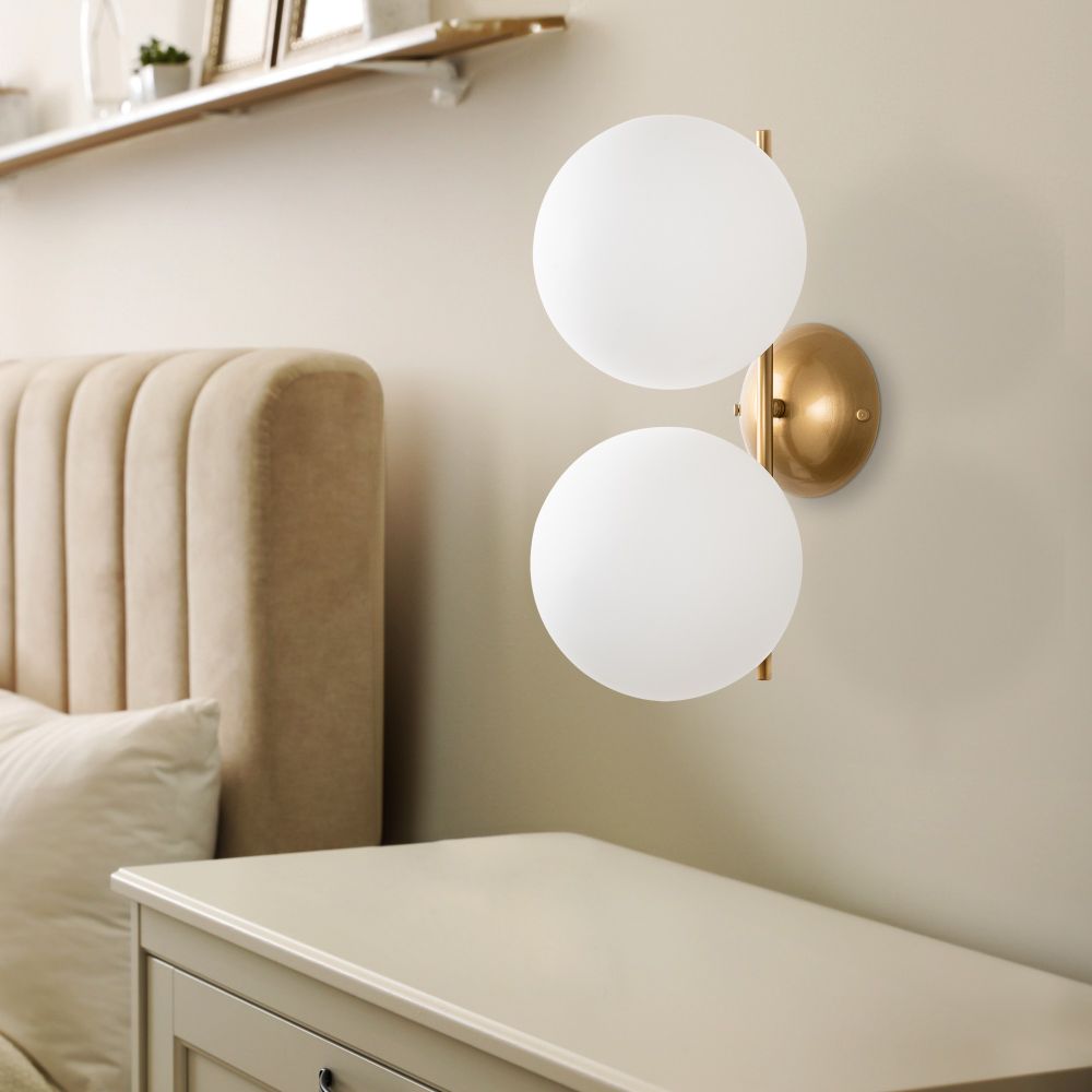 Luminar - Zlata Lampa za Zid 14151 slika 1
