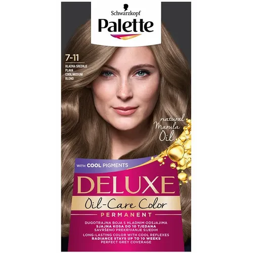 Palette Deluxe Farba za kosu 7-11 Hladna srednje plava slika 1