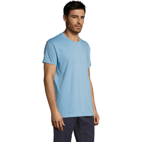 REGENT unisex majica sa kratkim rukavima - Sky blue, M  slika 3