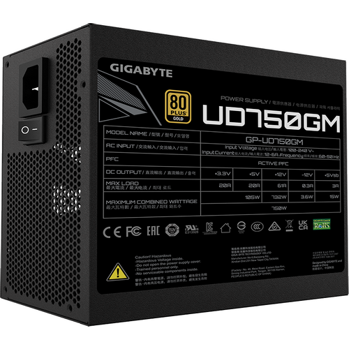 Gigabyte PSU 750W Gold Modular slika 3