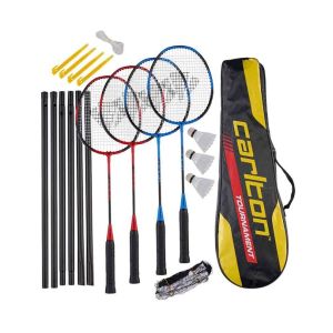 B SET CARLTON TOURNAMENT badminton 4 player set