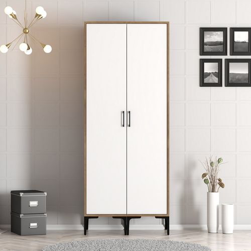 Kumsal SS - Walnut, White Walnut
White Wardrobe slika 1