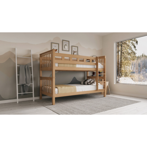 Masterwood Krevet na sprat Mario SK 90x200cm, Natur