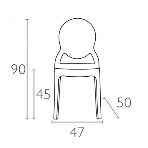 Dizajnerske stolice — MAKROLON • 4 kom. slika 11