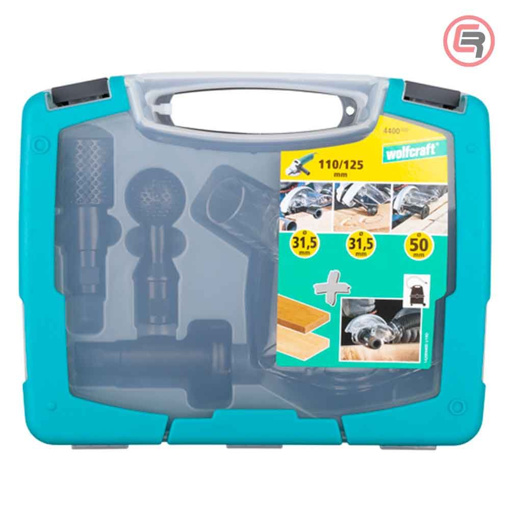 Wolfcraft Set Za Obradu Drveta Za Kutne Brusilice / 4 dijelni - 4400000 slika 2