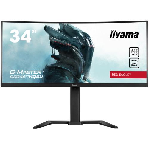 Iiyama GB3467WQSU-B5 Monitor 34" VA 3440x1440/165Hz/0.4ms/2xHDMI/2xDP/USB/zvučni slika 1