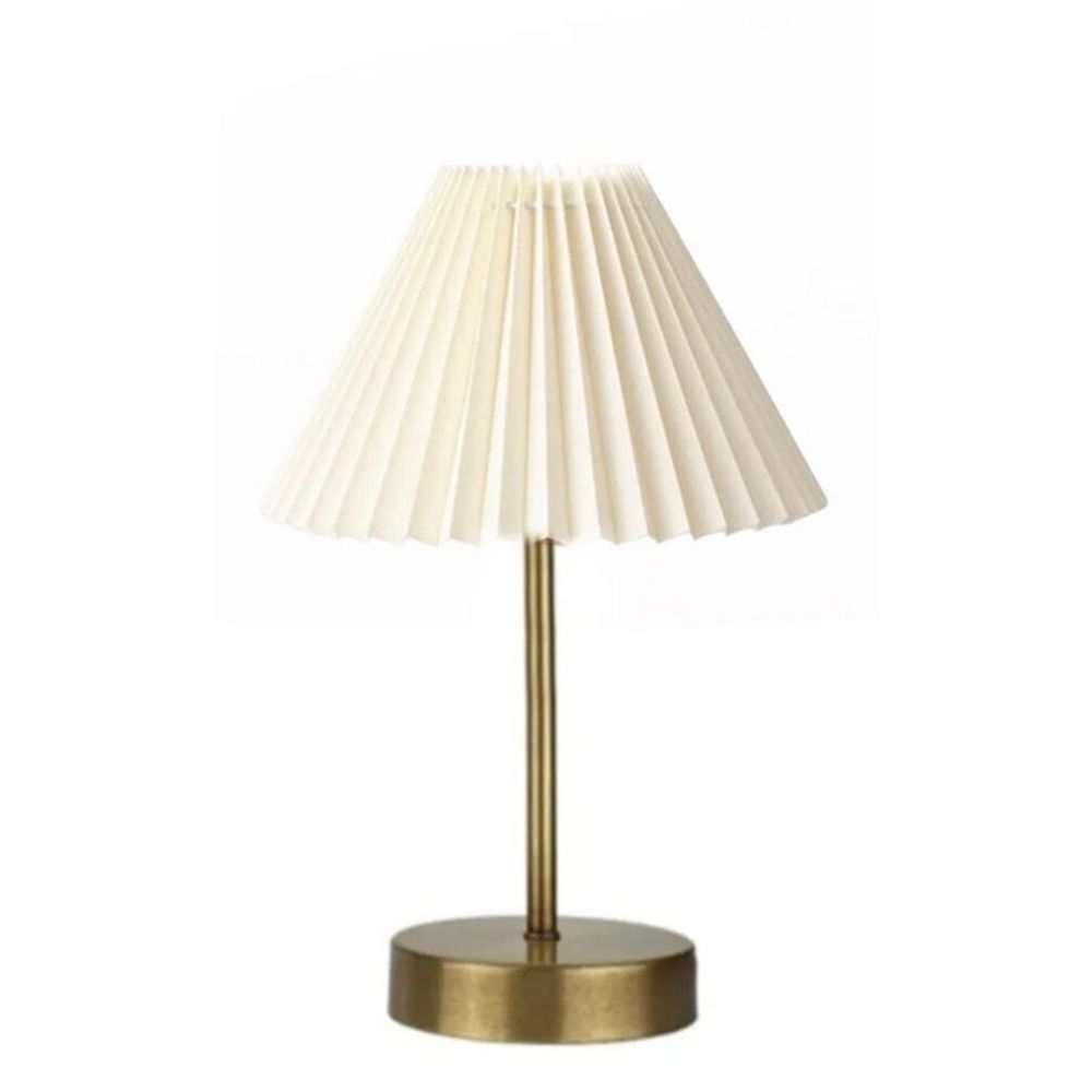 Stolna Lampa BRZ-343422 - zlatna i bijela slika 1
