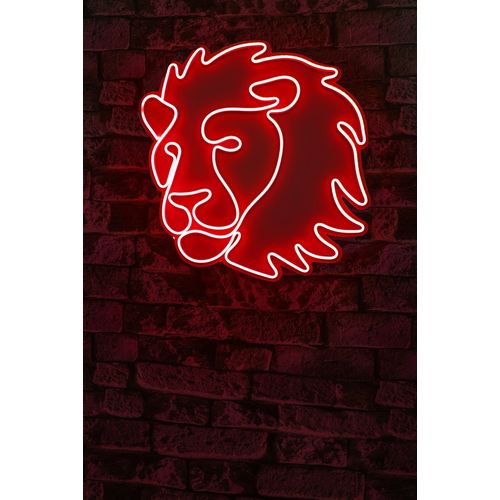 Wallity Ukrasna plastična LED rasvjeta, Lion - Red slika 10