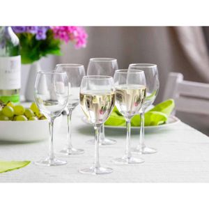 Altom Design Čaše za Bijelo Vino Diamond 250 ml - Komplet od 6 Komada