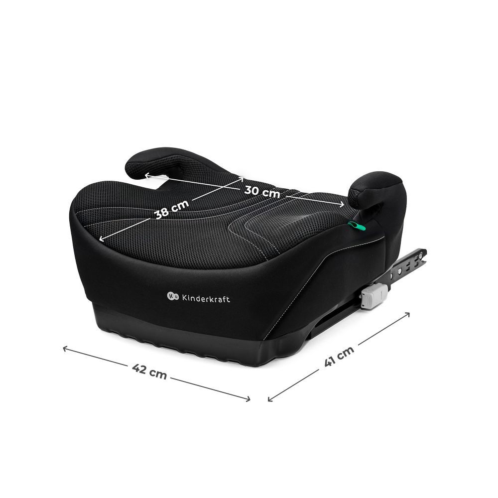 Kinderkraft booster autosjedalica I-BOOST 2 PRO i-Size s Isofixom (125-150 cm), crna slika 7