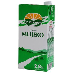 Z bregov trajno mlijeko 2,8% mm 2l s čepom KRATAK ROK