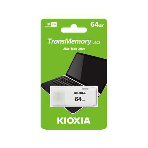 Memorija USB Kioxia-Toshiba Hayabusa 64GB bijeli U202 slika 2