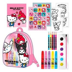 Hello Kitty backpack stationery set