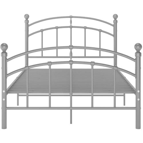 Okvir za krevet sivi metalni 120 x 200 cm slika 10