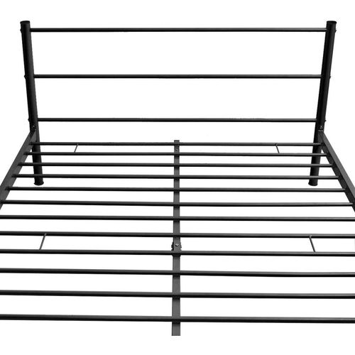 Okvir za krevet metalni crni 140 x 200 cm slika 4