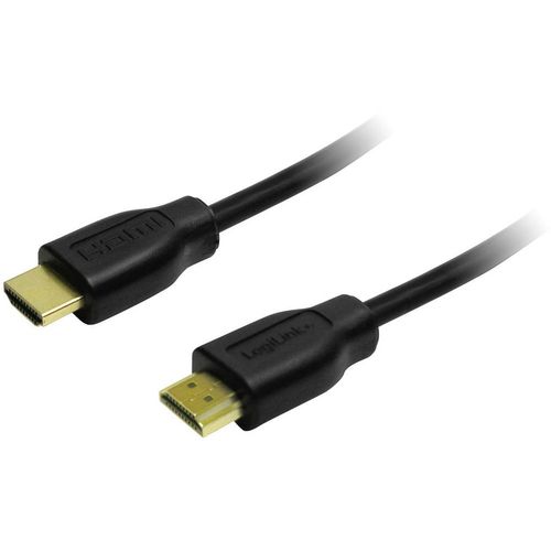LogiLink HDMI priključni kabel HDMI A utikač, HDMI A utikač 0.50 m crna CH0005  HDMI kabel slika 1