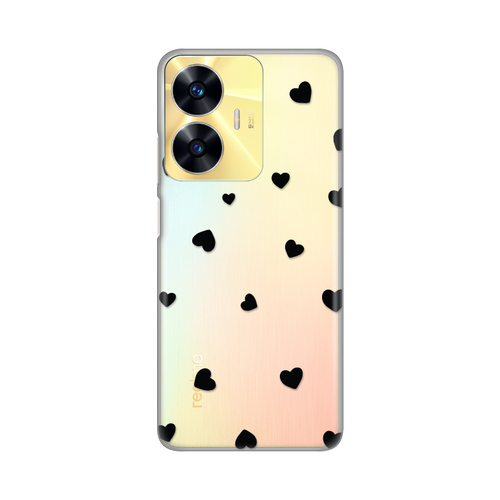 Torbica Silikonska Print Skin za Realme C55 Hearts slika 1