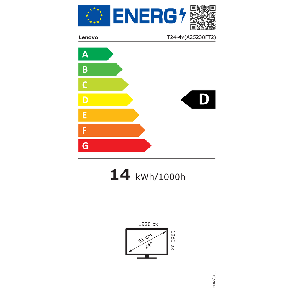 Lenovo T24-4v FHD IPS, HDMI, DP, VGA, kamera 64B6MAT1EU slika 2