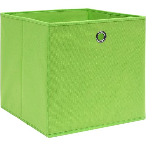 Kutije za pohranu od netkane tkanine 4 kom 28x28x28 cm zelene slika 23