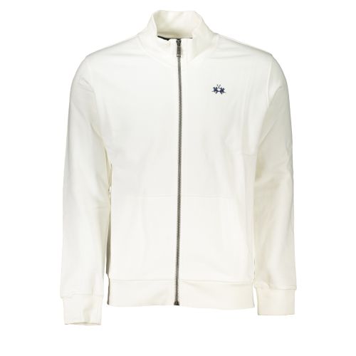 LA MARTINA MEN'S WHITE ZIP SWEATSHIRT slika 1