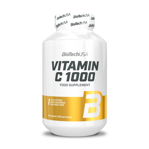 BioTech USA Vitamin C 1000 mg 100 tbl slika 1