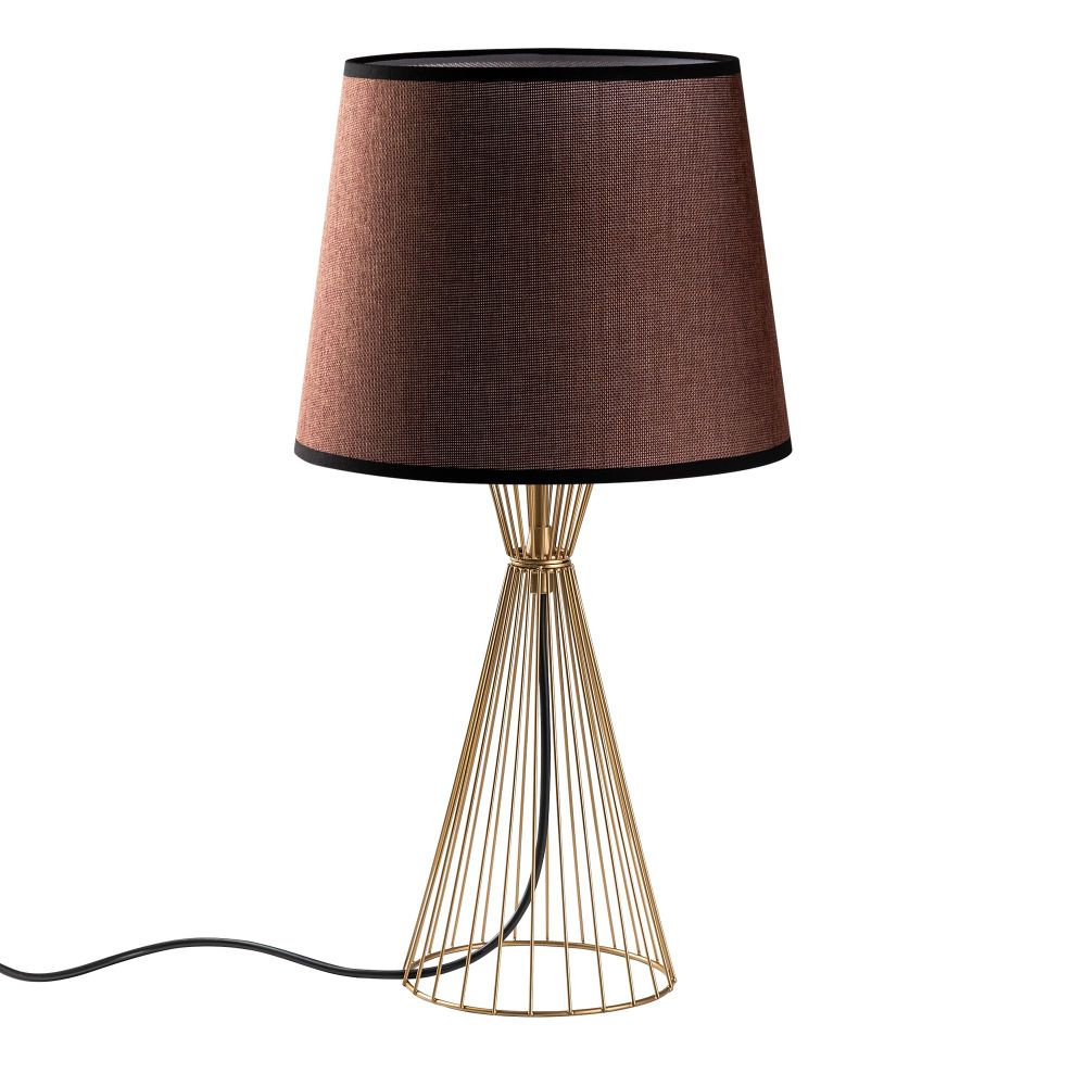 Telıs - 5382 Zlatno-Smeđa Stolna Lampa slika 4