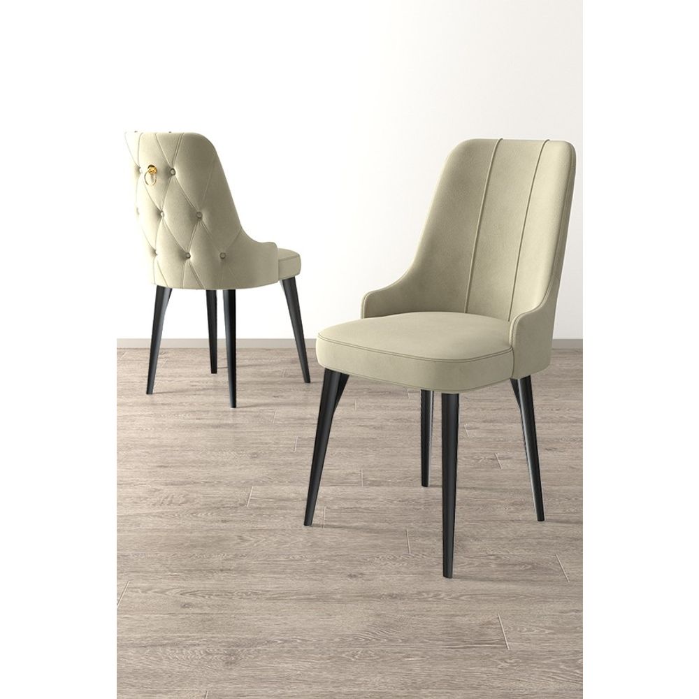 Newa - Crna stolica set (2 komada) slika 1