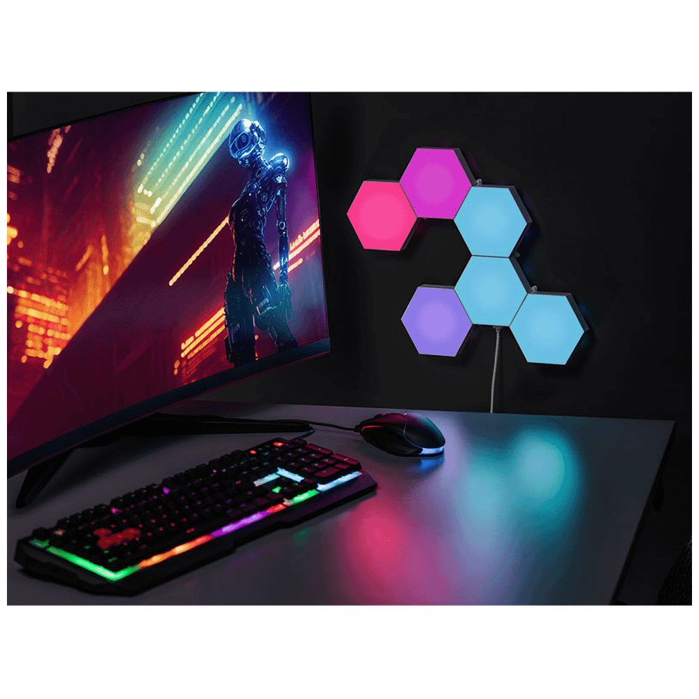 Tracer Pametna RGB svjetiljka, hexagon, set - Smart Hexagon RGB lamps slika 4