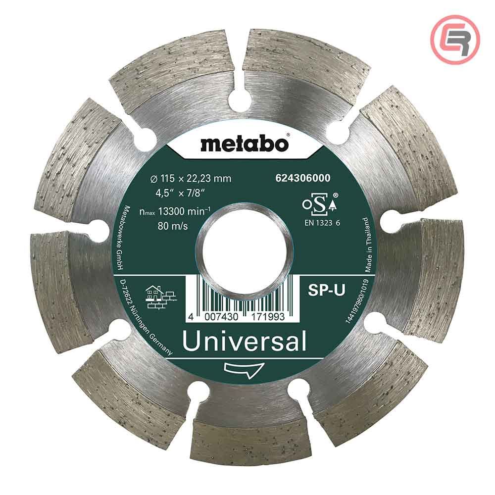 Metabo Dijamantna Rezna Ploča Universal 115 x 22,23 mm SP/U - 624306000 slika 1