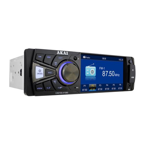 AKAI auto radio, FM, AM, 4" TFT, BT, HandsFree, SD, USB, 4x25W, ISO CA015A-4108S slika 4