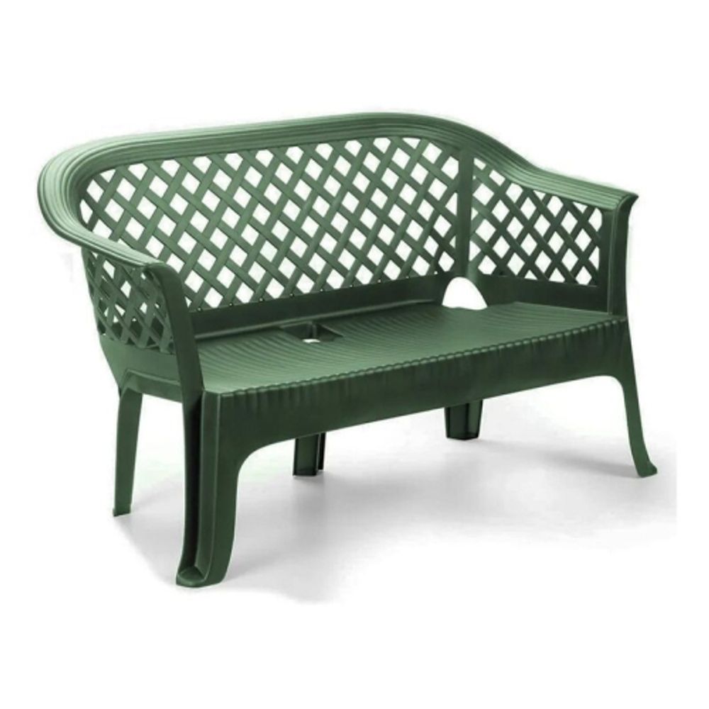 PROGARDEN klupa Lariana zelena 76x134x72cm slika 1