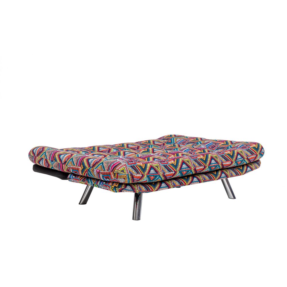 Misa Small Sofabed - Višebojni Patchwork Trosjed koji se pretvara u krevet slika 5