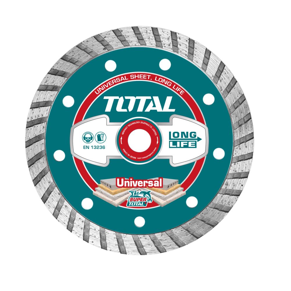 TOTAL Turbo dijamantna rezna ploča 180(7)X22.2mm / 10mm (TAC2131803) slika 1