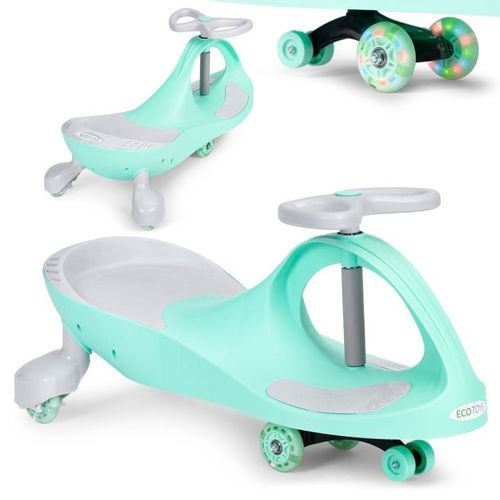 Ecotoys Wiggle Guralica Za Decu Led Točkovi Green  slika 2