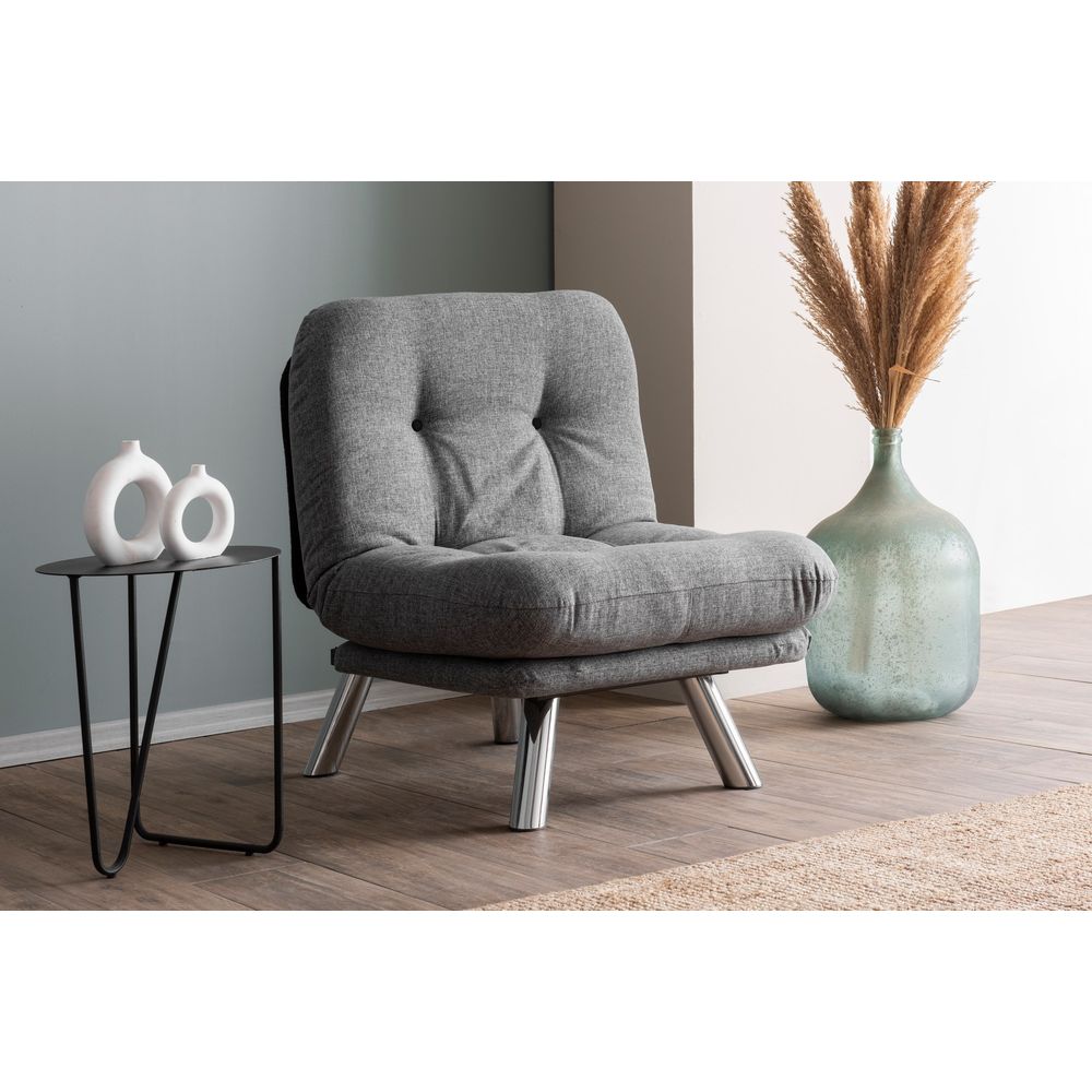 Misa Small Solo - Svijetlo Siva Sofa na Razvlačenje za Jednu Osobu slika 1