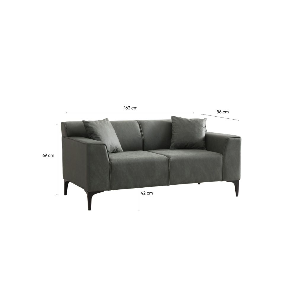Dvosjed Sofa Nova Petra 2 - Zelena slika 9