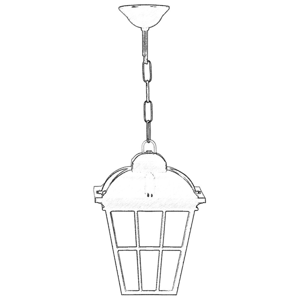 BFE-68183-BSY Crni Spoljašnji Luster slika 2