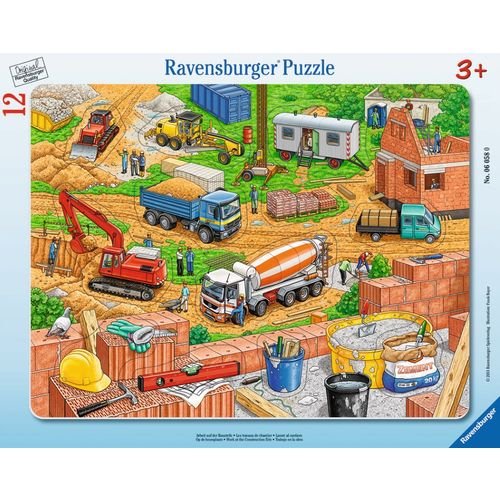 Ravensburger Puzzle Na gradilištu 12kom slika 1