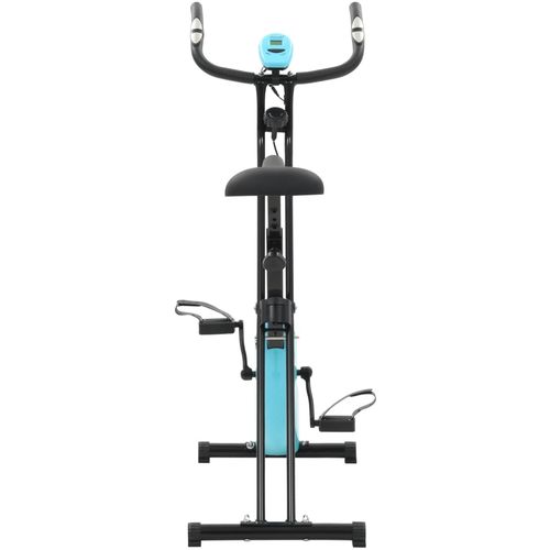 Magnetski bicikl za vježbanje s mjerenjem pulsa crno plavi slika 13