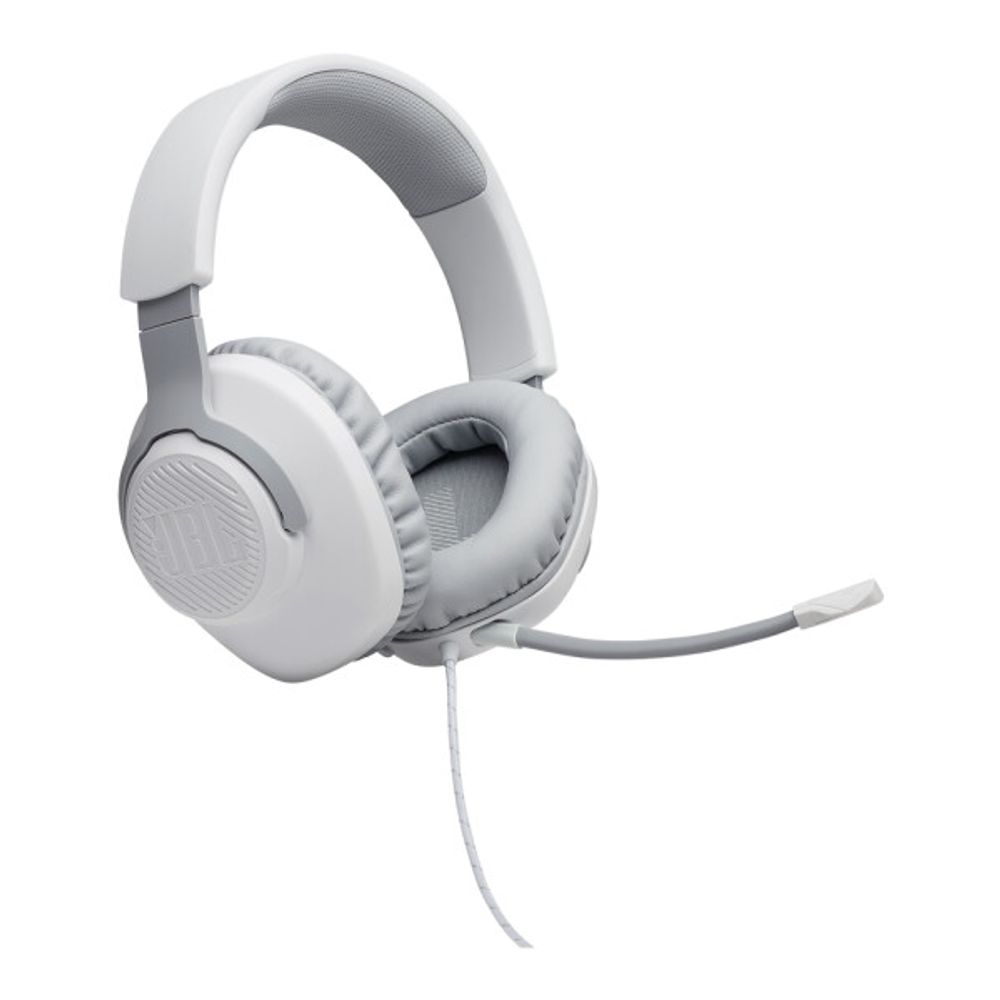 JBL QUANTUM 100 WHITE gaming žičane slušalice over-ear 3,5mm slika 1